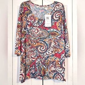 Paisley Rhinestone Shirt